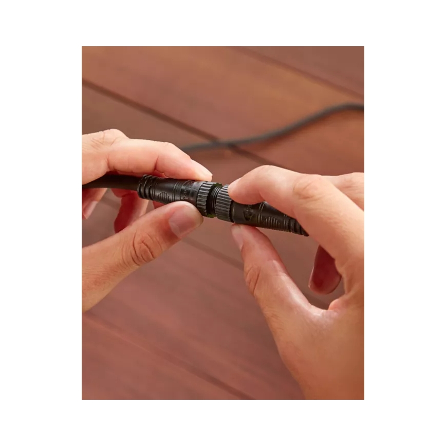 Philips - LED RGBW verlängerbare, dimmbare Außen-Lichterkette Hue FESTAVIA, 30× LED, 21 m, IP65