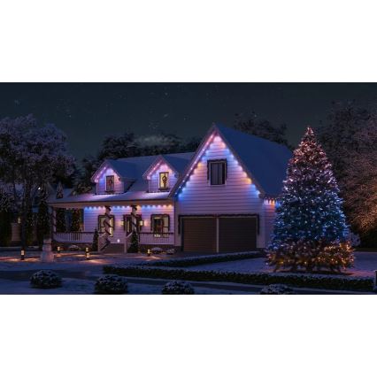 Philips - LED RGBW erweiterbare dimmbare Außen-Lichterkette Hue FESTAVIA 16xLED 9m 1000-20000K IP65