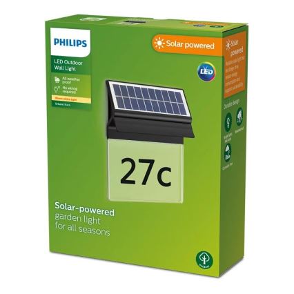 Philips - LED-Solar-Hausnummer ENKARA LED/0,2W/3,7V IP44