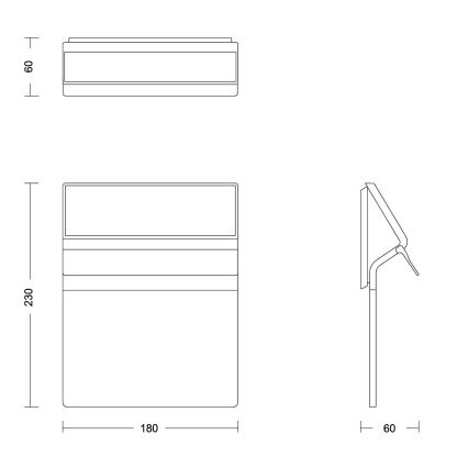 Philips - LED-Solar-Hausnummer ENKARA LED/0,2W/3,7V IP44