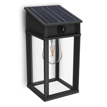 Philips - LED Solar-Wandleuchte mit Bewegungs- und Dämmerungssensor GERI LED/3,2W/3,7V 2600 mAh 2700K IP44