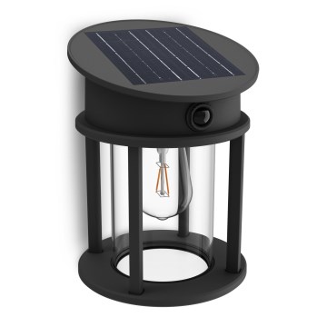 Philips - LED Solar-Wandleuchte mit Bewegungs- und Dämmerungssensor GERI LED/3,2W/3,7V 2600 mAh 2700K IP44