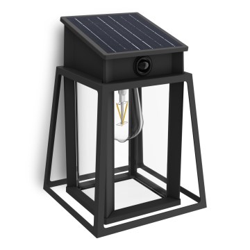 Philips - LED Solar-Wandleuchte mit Bewegungs- und Dämmerungssensor LYSIN LED/3,2W/3,7V 2600 mAh 4000K IP44