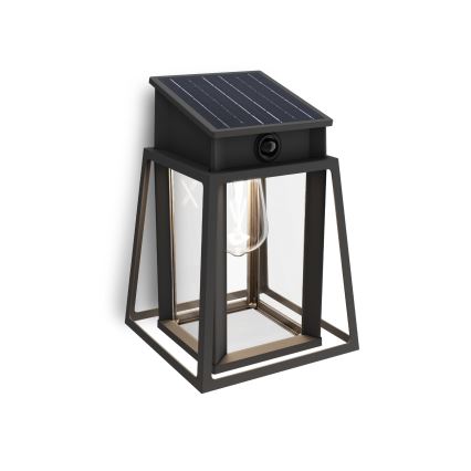 Philips - LED Solar-Wandleuchte mit Bewegungs- und Dämmerungssensor LYSIN LED/3,2W/3,7V 2600 mAh 4000K IP44