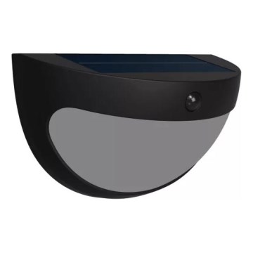 Philips - LED-Solar-Wandleuchte mit Sensor SWYN LED/3,8W/3,7V 800 mAh 2700K IP44 schwarz