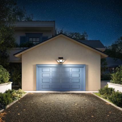 Philips - LED Solar-Wandleuchte mit Sensor ZYREN LED/24,5W/3,7V 2600 mAh 3000K IP65