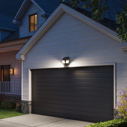 Philips - LED Solar-Wandleuchte mit Sensor ZYREN LED/24,5W/3,7V 2600 mAh 3000K IP65