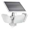 Philips - LED-Solar-Wandleuchte ZYREN mit Sensor, 24,5 W / 3,7 V, 2600 mAh, 5000 K, IP65, weiß
