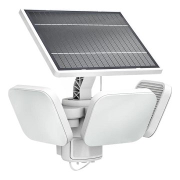 Philips - LED-Solar-Wandleuchte ZYREN mit Sensor, 24,5 W / 3,7 V, 2600 mAh, 5000 K, IP65, weiß