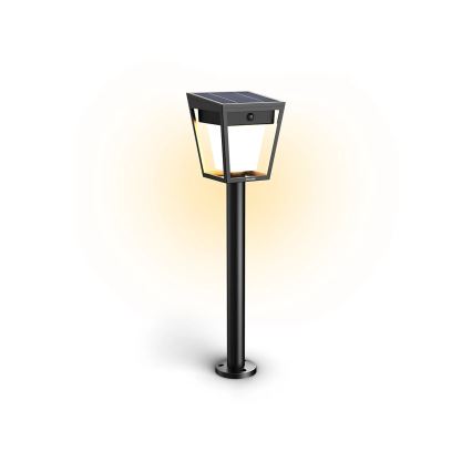 Philips - LED Solarleuchte mit Bewegungs- und Dämmerungssensor NISSA LED/1,8W/3,7V 2600 mAh 3000K IP44
