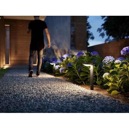 Philips - LED Solarleuchte mit Bewegungs- und Dämmerungssensor LED/1,2W/4V 1800 mAh 3000K IP44