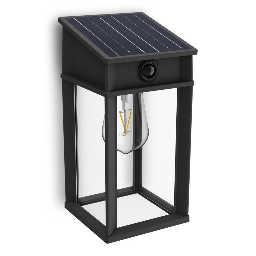 Philips - LED-Solarwandleuchte mit Sensor GERI LED/3,2W/3,7V 4000K IP44