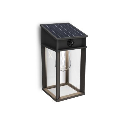 Philips - LED-Solarwandleuchte mit Sensor GERI LED/3,2W/3,7V 4000K IP44