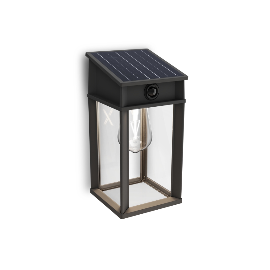 Philips - LED-Solarwandleuchte mit Sensor GERI LED/3,2W/3,7V 4000K IP44