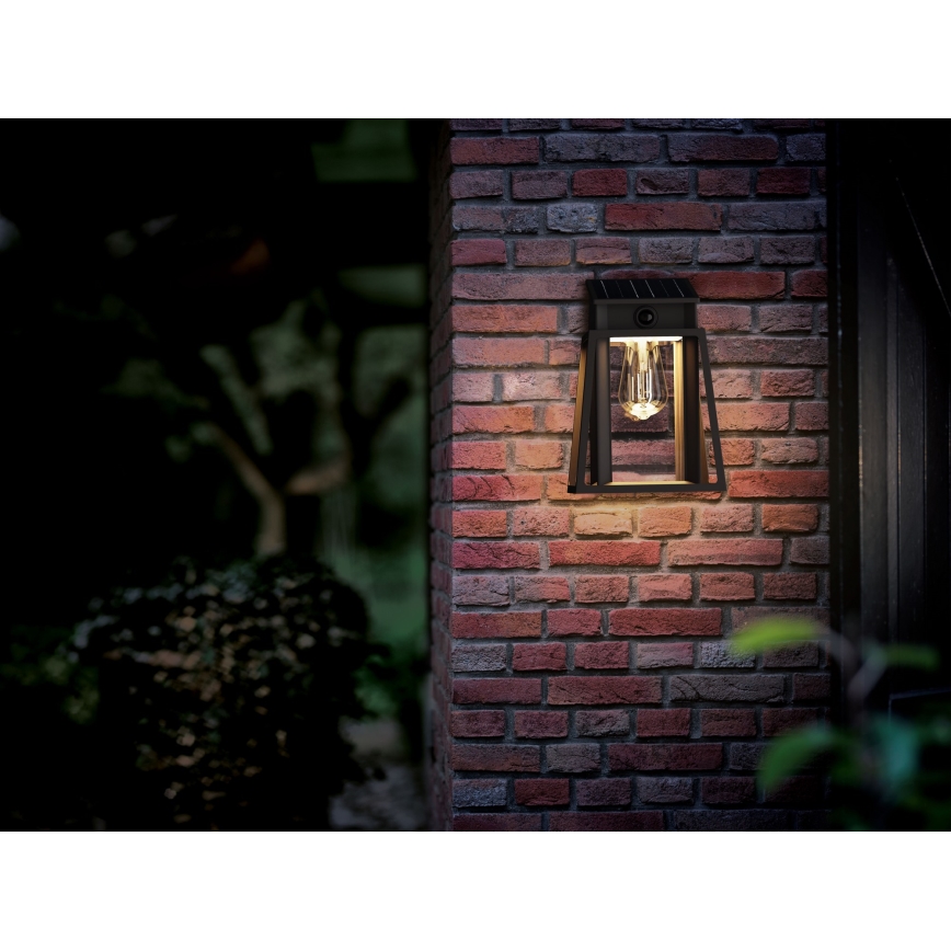 Philips - LED-Solarwandleuchte mit Sensor LYSIN LED/3,2W/3,7V 2700K IP44