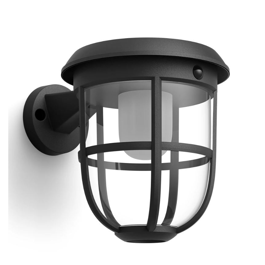 Philips - LED-Solarwandleuchte mit Sensor RADII LED/1,3W/3,7V 2000 mAh 3000K IP44
