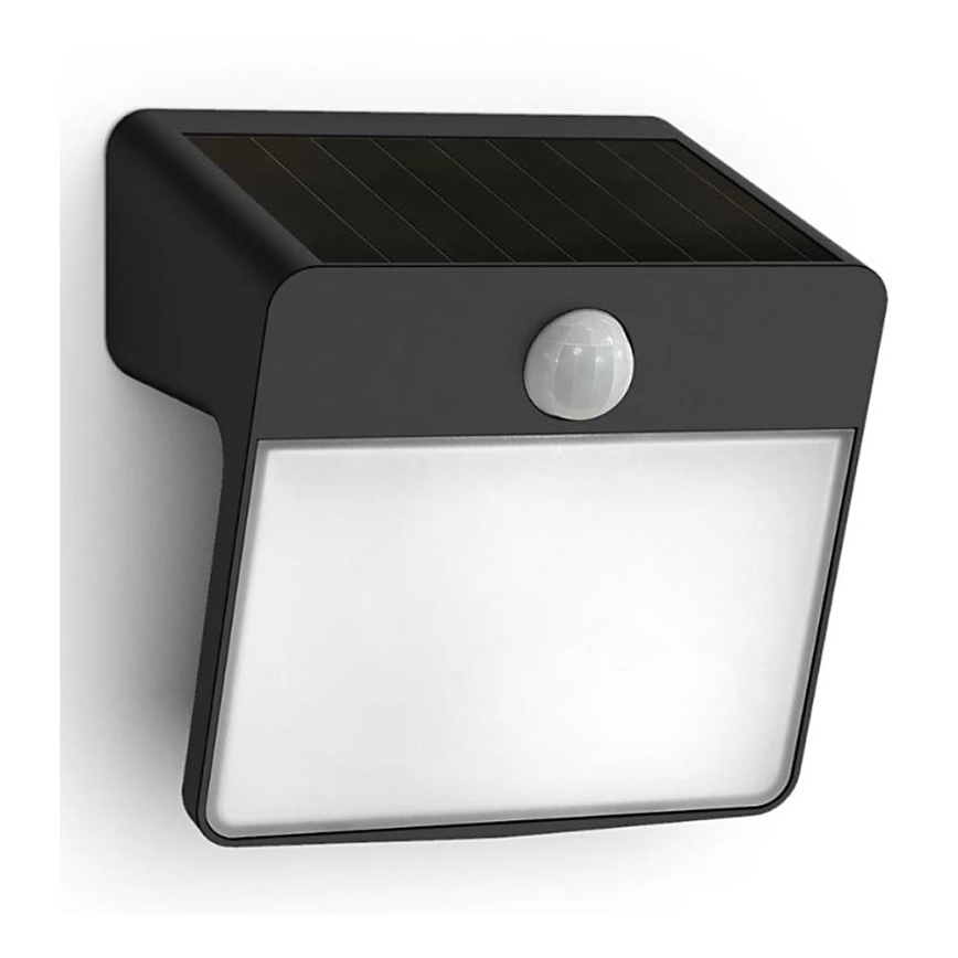 Philips - LED-Solarwandleuchte mit Sensor YARIXA LED/2,2W/3,7V 600 mAh IP44