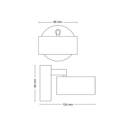 Philips - LED-Strahler LED/5,5W/230V weiß