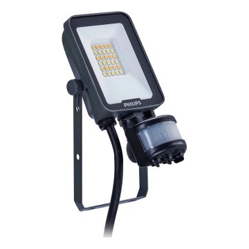 Philips - LED-Strahler mit Bewegungs- und Dämmerungssensor LEDINAIRE ALL-IN LED/10W/230V 3000/4000/6500K IP65