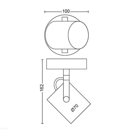 Philips - LED-Strahler SCENE SWITCH BYRE LED/4,3W/230V 2200/2500/2700K