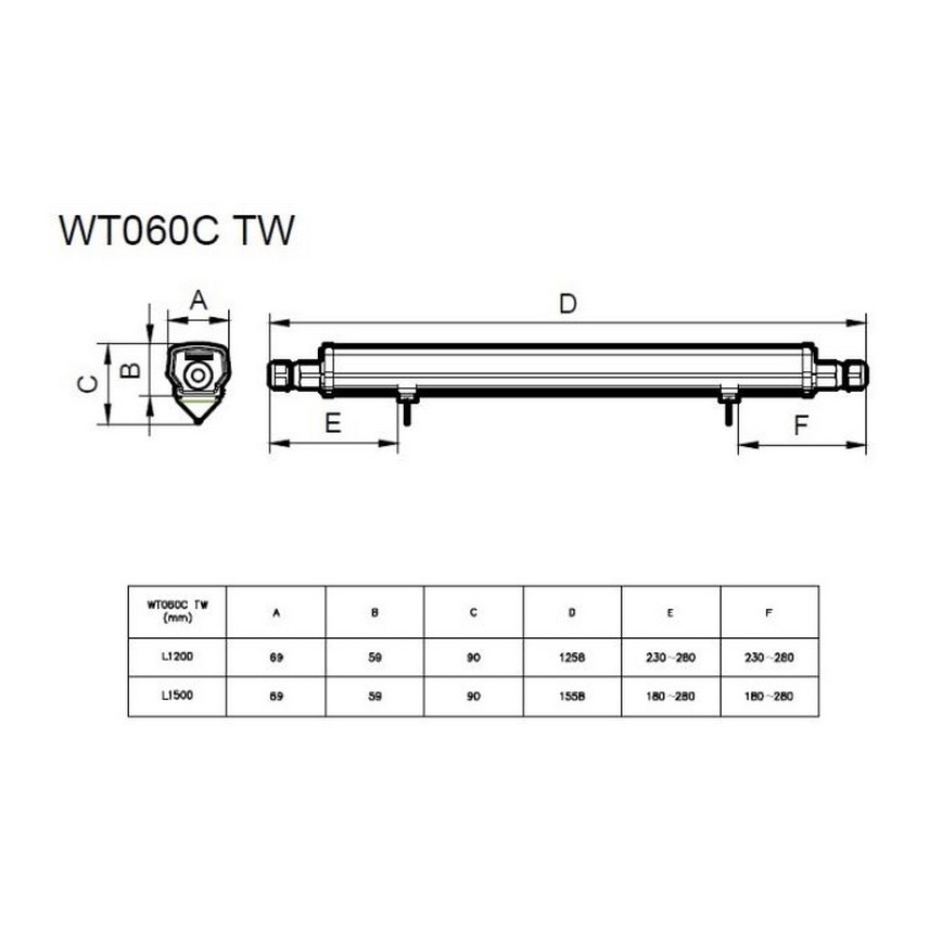 Philips - LED Technische Leuchtstofflampe LED/30W/230V IP66