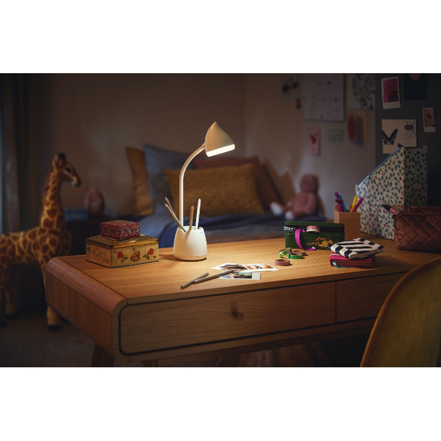 Philips - LED dimmbare Touch-Tischlampe HAT LED/4,5W/5V 1800 mAh 3000/4000/5700K CRI 90