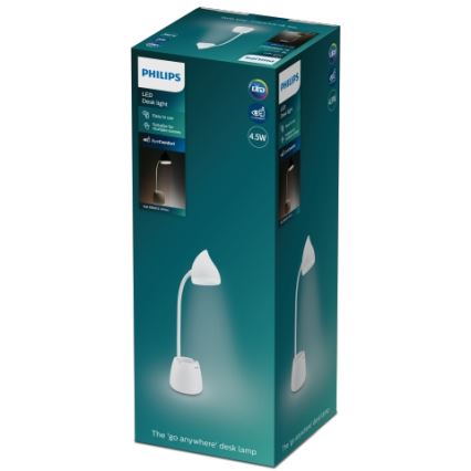 Philips - LED dimmbare Touch-Tischlampe HAT LED/4,5W/5V 1800 mAh 3000/4000/5700K CRI 90
