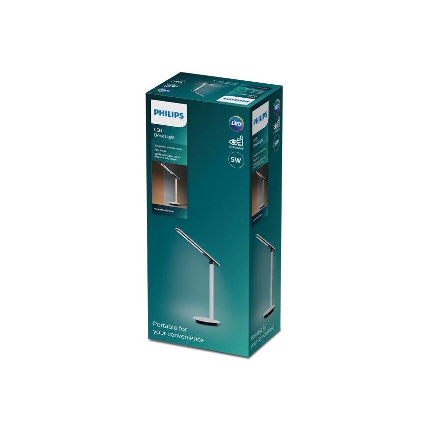 Philips - LED dimmbare Touch-Tischlampe IVORY LED/5W/5V 3000 mAh 2700/3600/5000K CRI 90