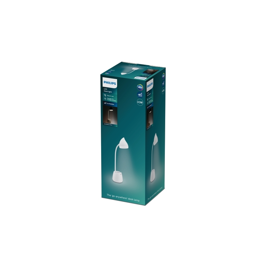 Philips - Dimmbare LED-Tischleuchte HAT LED/4,5W/5V 3000/4000/5700K CRI 90