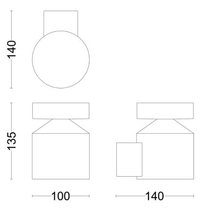 Philips - LED-Wandleuchte für den Außenbereich LAVEN LED/6W/230V 2700K IP44