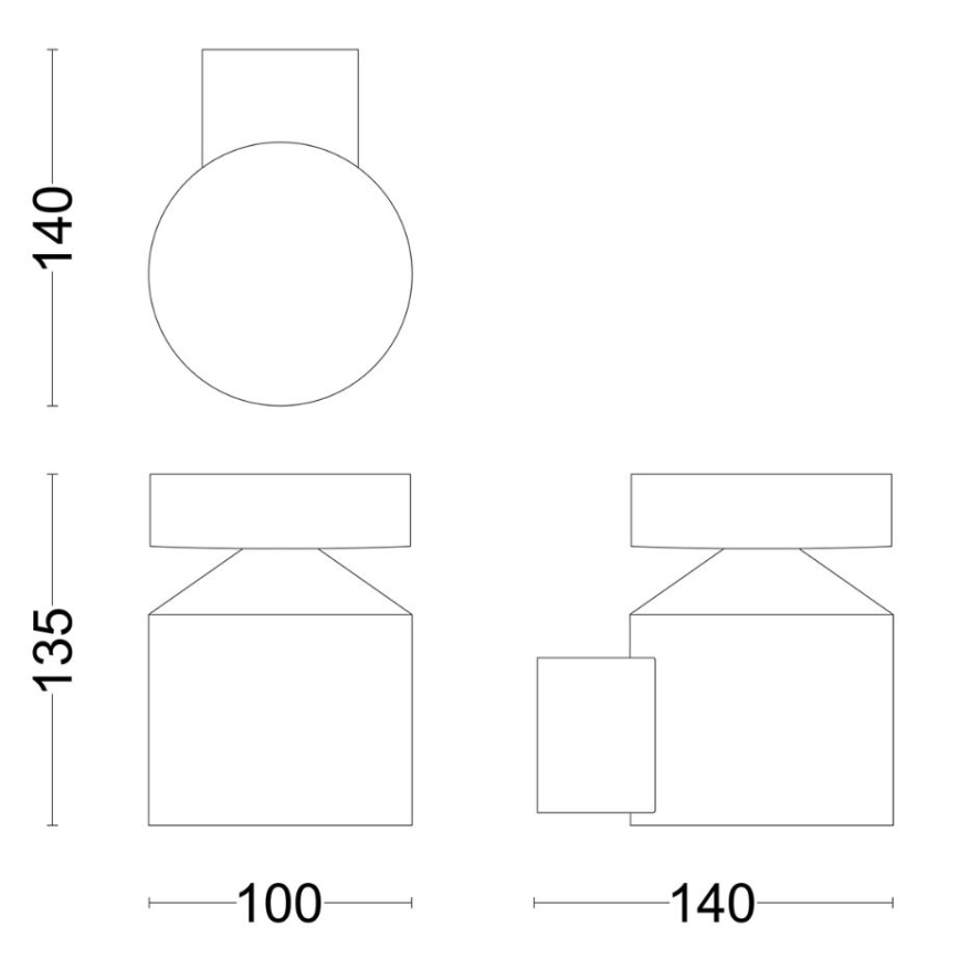 Philips - LED-Wandleuchte für den Außenbereich LAVEN LED/6W/230V 2700K IP44
