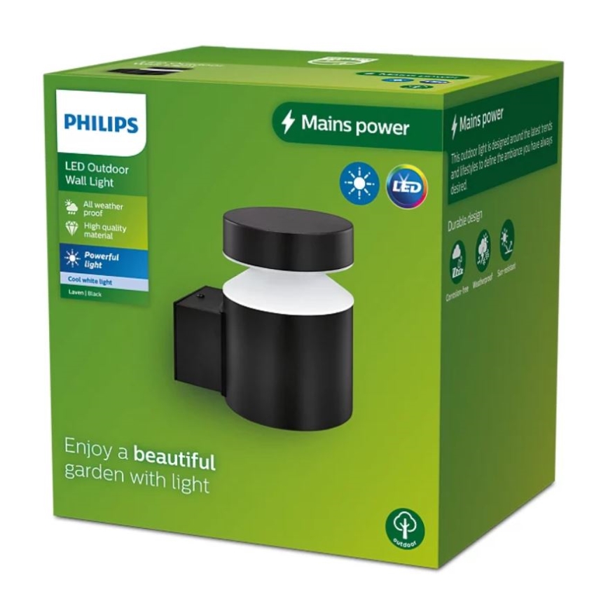 Philips - LED-Wandleuchte für den Außenbereich LAVEN LED/6W/230V 4000K IP44