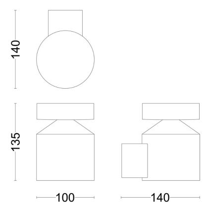 Philips - LED-Wandleuchte für den Außenbereich LAVEN LED/6W/230V 4000K IP44