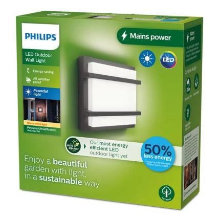 Philips - LED-Wandleuchte für den Außenbereich PETRONIA LED/3,8W/230V IP44