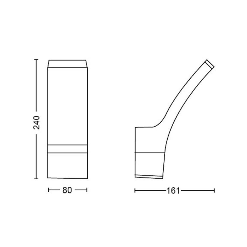 Philips - LED-Wandleuchte für den Außenbereich SPLAY LED/3,8W/230V IP44
