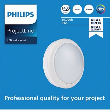 Philips – LED-Wandleuchte PROJECTLINE LED/15W/230V IP65