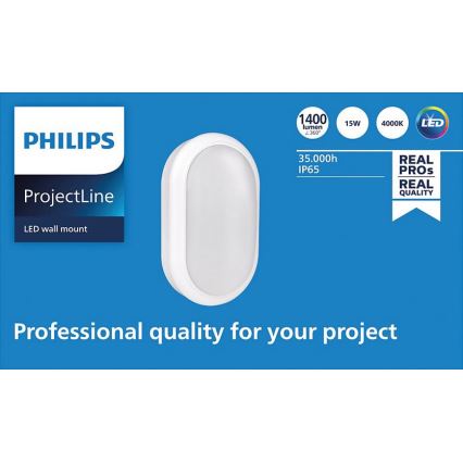 Philips – LED-Wandleuchte PROJECTLINE LED/15W/230V IP65