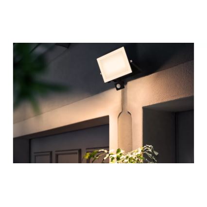 Philips - LOIS LED-Strahler mit Sensor, 50 W, 230 V, IP65, 3000 K