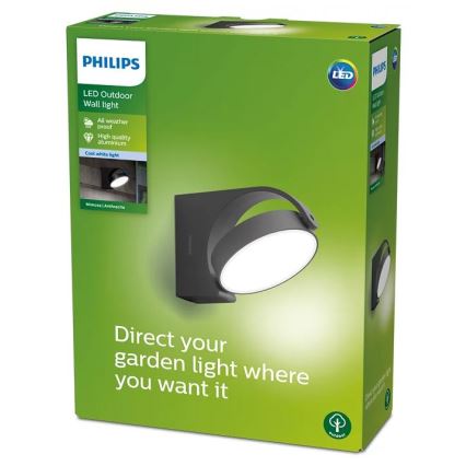 Philips - LED Außenwandleuchte LED/7W/230V 4000K IP44