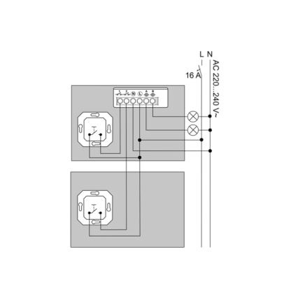 Philips - Modul für den Hue 2‑Tasten-Wandschalter