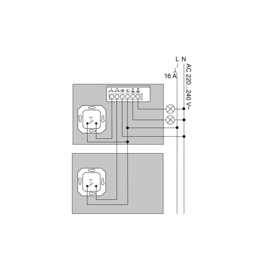 Philips - Modul für den Hue 2‑Tasten-Wandschalter
