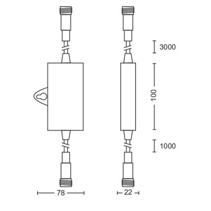 Philips – Outdoor-Dämmerungssensor mit Timer IP44