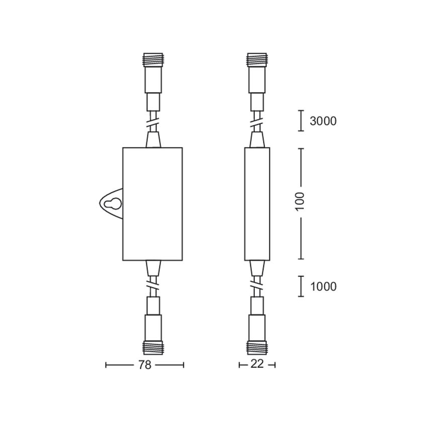 Philips – Outdoor-Dämmerungssensor mit Timer IP44