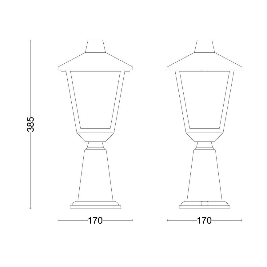 Philips - Außenleuchte KINNO 1xE27/25W/230V IP44