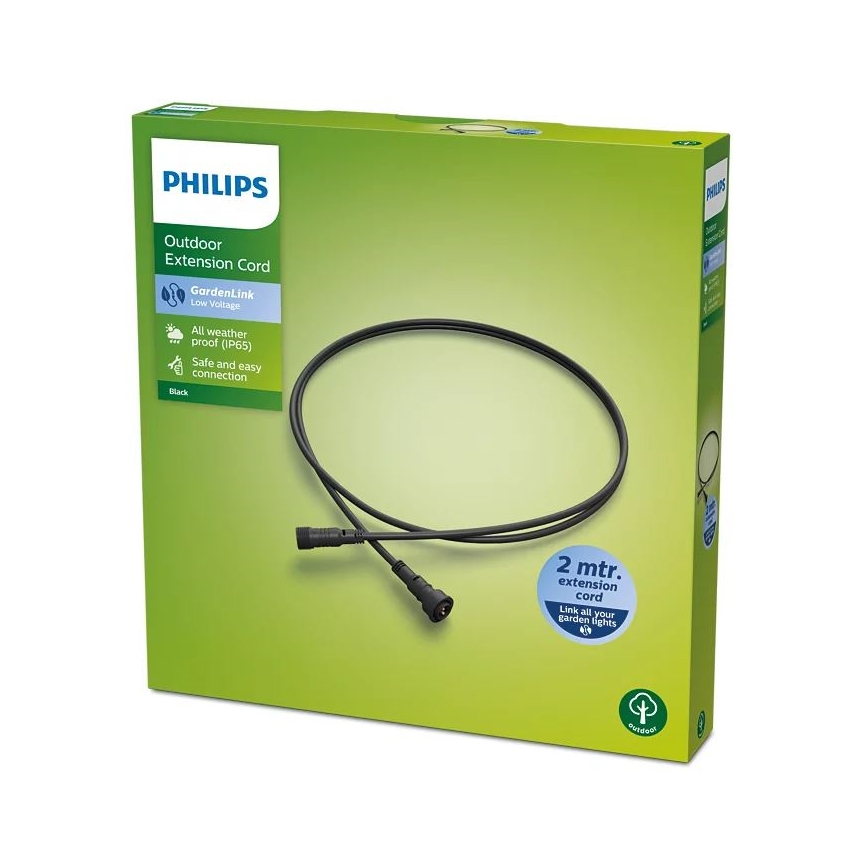 Philips – Outdoor-Verlängerungskabel 2m IP65