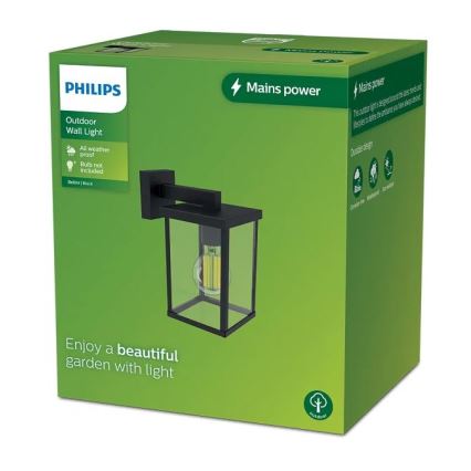 Philips - Outdoor-Wandleuchte BELLINI 1xE27/25W/230V IP44