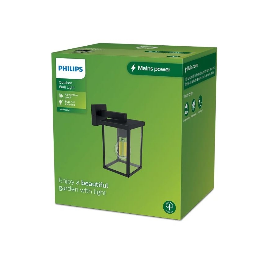 Philips - Outdoor-Wandleuchte BELLINI 1xE27/25W/230V IP44