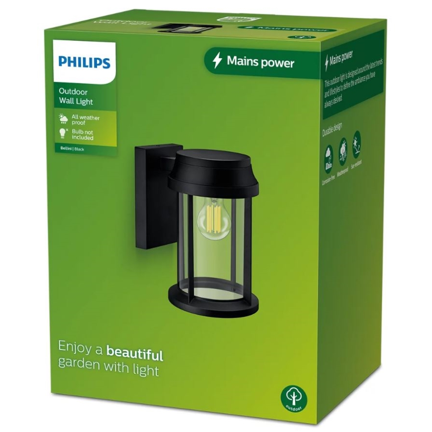 Philips - Outdoor-Wandleuchte BELLINI 1xE27/25W/230V IP44