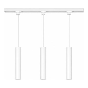 Philips - Pendelleuchte an Drahtseil im EASYLINK-Lichtschienensystem 3xGU10/7W/230V 1m weiß