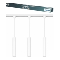 Philips - Pendelleuchte mit Seilaufhängung für Schienensystem EASYLINK 3xGU10/7W/230V 157 cm weiß